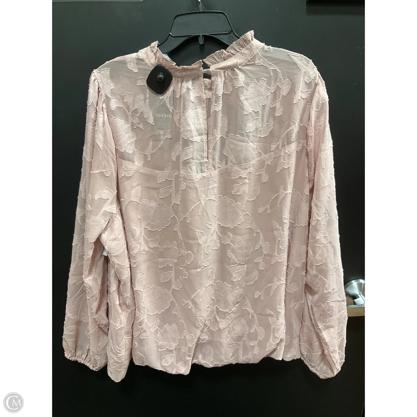Top Long Sleeve By Torrid In Pink, Size: 2x