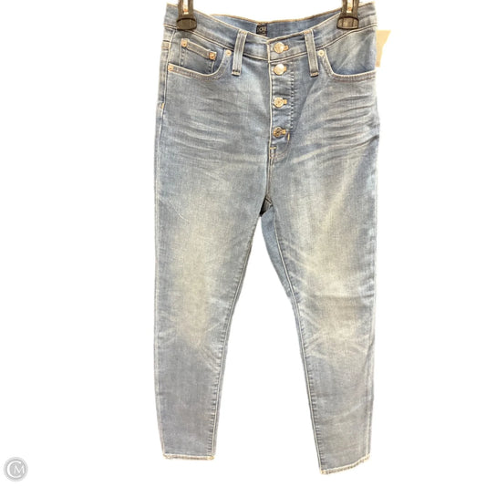 Jeans Skinny By J. Crew In Blue Denim, Size: 8