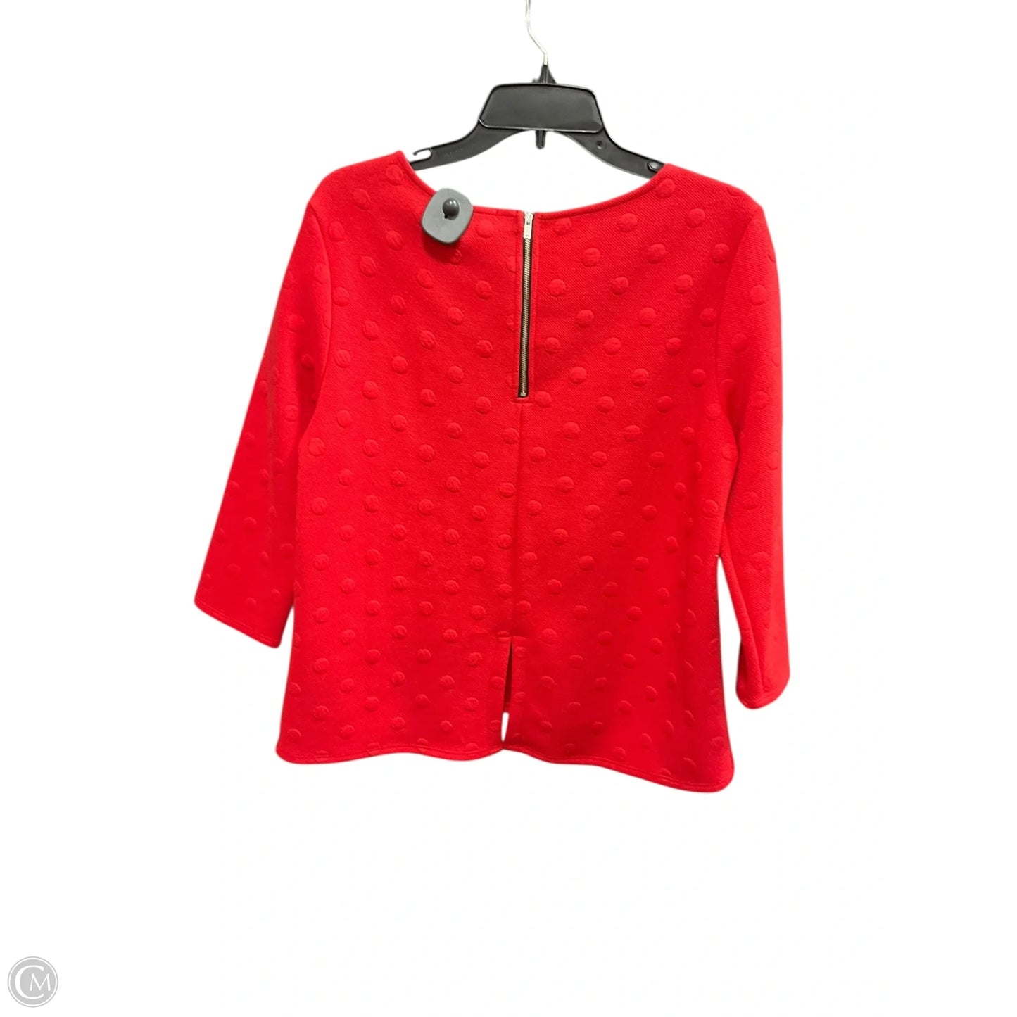 Top Long Sleeve Basic By W5 In Red, Size: M