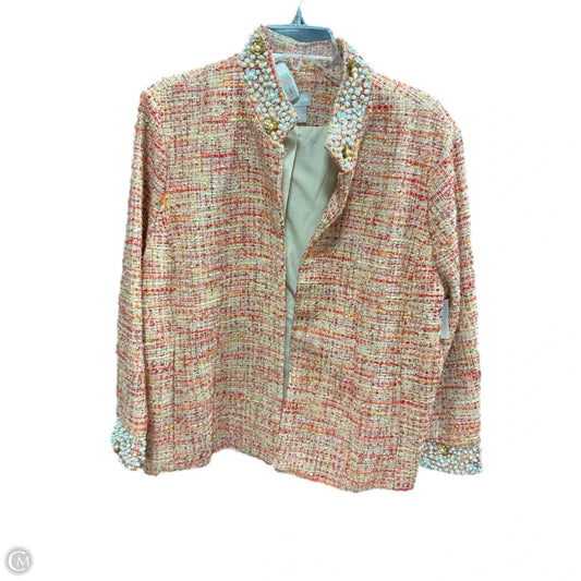 Blazer By Chicos In Orange, Size: Xl