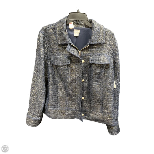 Blazer By Chicos In Navy, Size: Xl