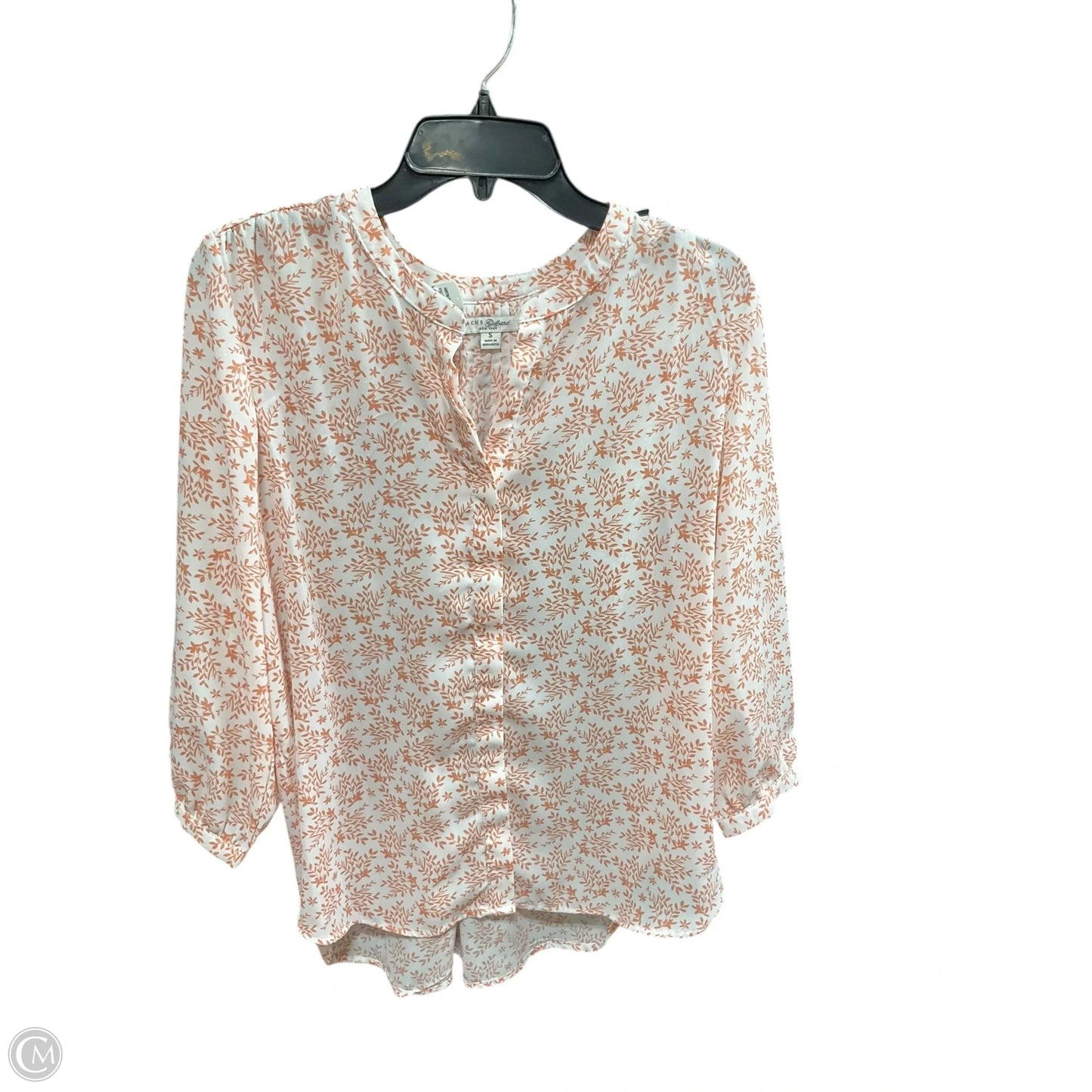 Top Long Sleeve Basic By Jachs Girlfirend In Orange, Size: S