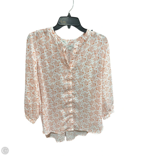 Top Long Sleeve Basic By Jachs Girlfirend In Orange, Size: S