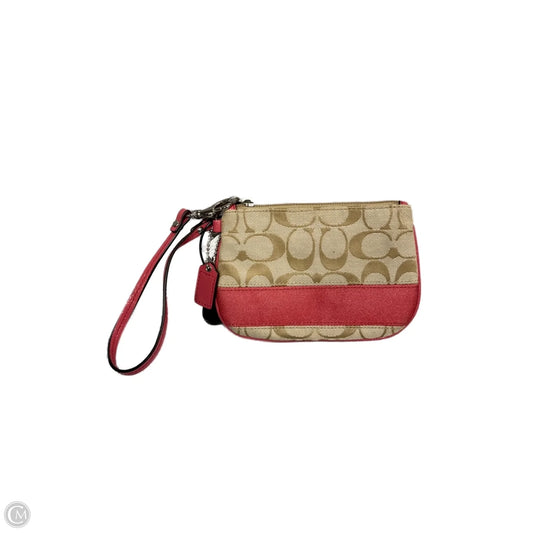 Wristlet Designer By Coach, Size: Small