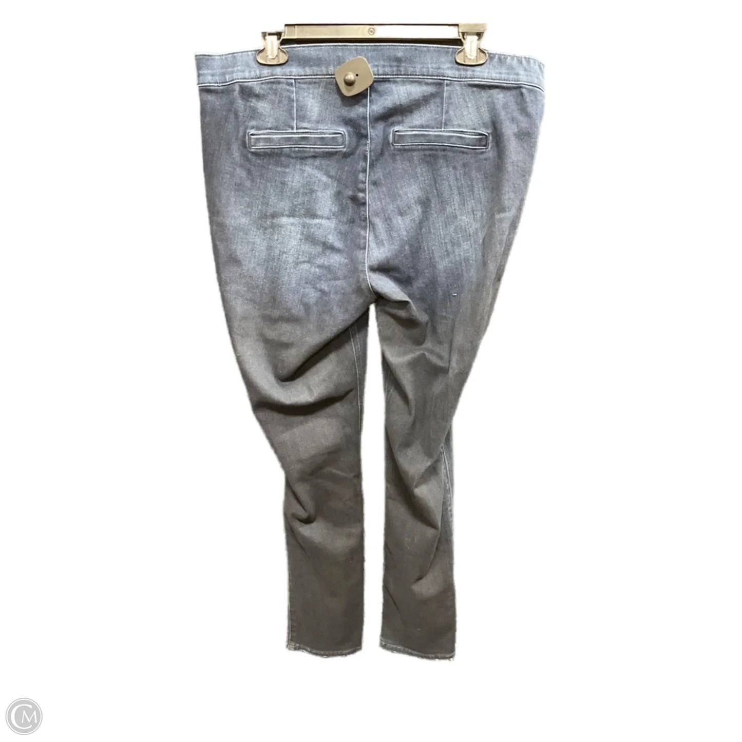 Jeans Straight By Express In Blue Denim, Size: 18