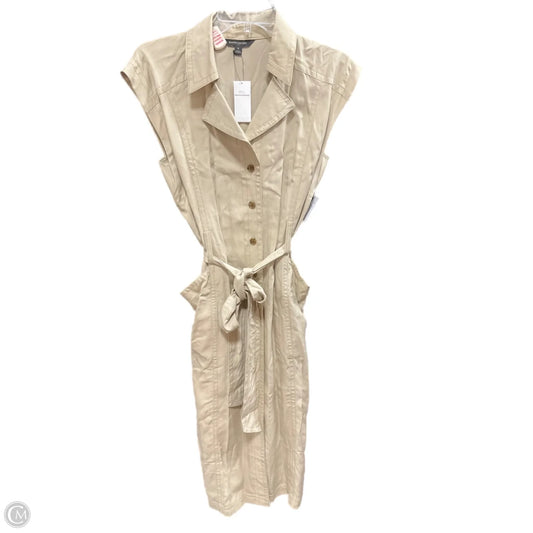 Dress Casual Maxi By Banana Republic In Tan, Size: S