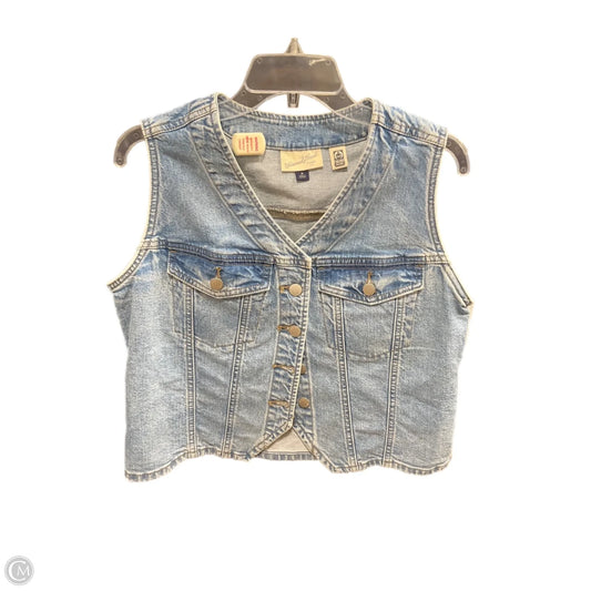 Vest Other By Universal Thread In Blue Denim, Size: M