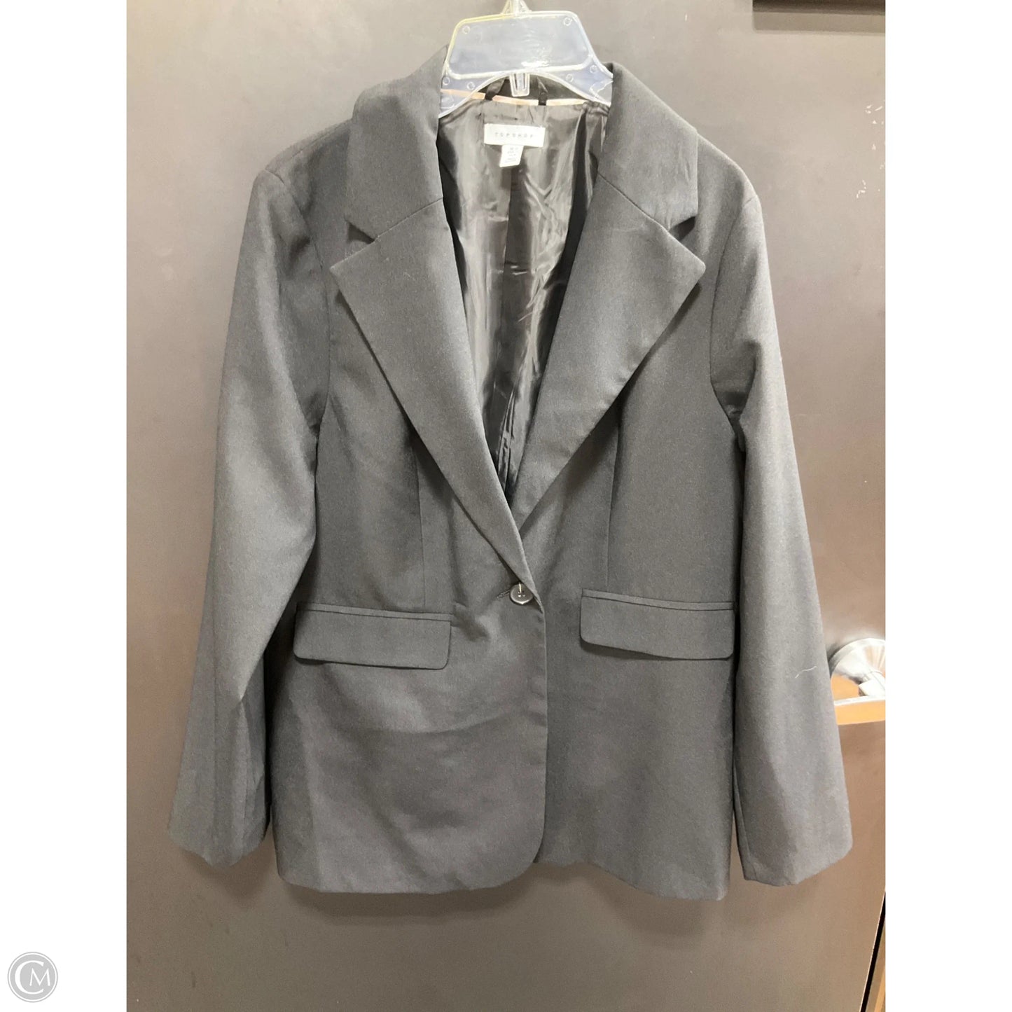 Blazer By Top Shop In Black, Size: 12