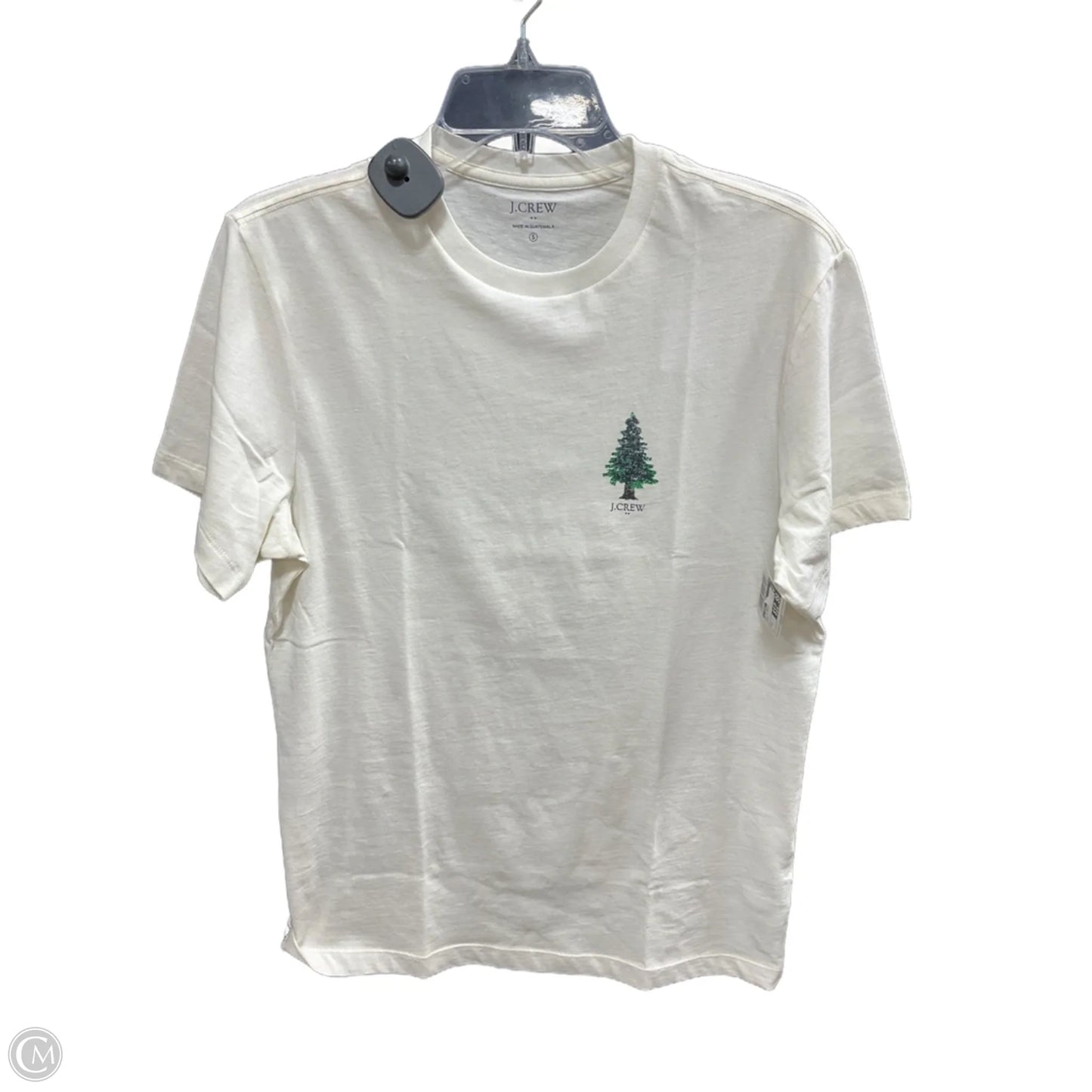 Top Short Sleeve Basic By J. Crew In Cream, Size: S