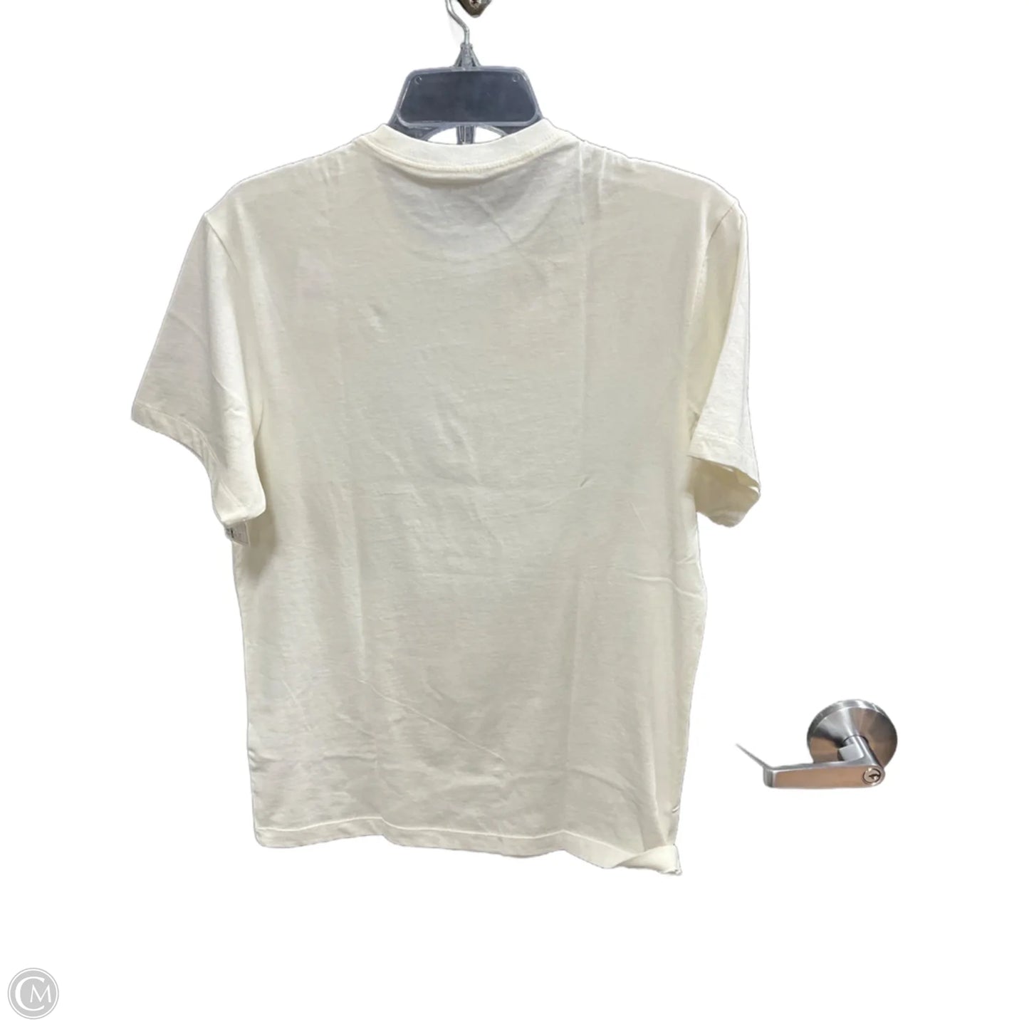 Top Short Sleeve Basic By J. Crew In Cream, Size: S