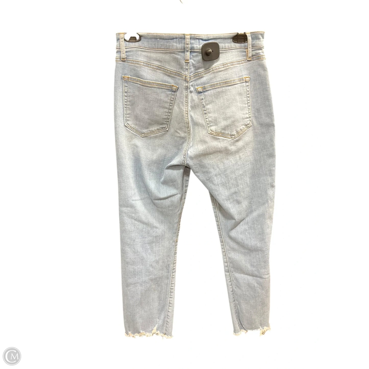 Jeans Straight By Loft In Blue Denim, Size: 4