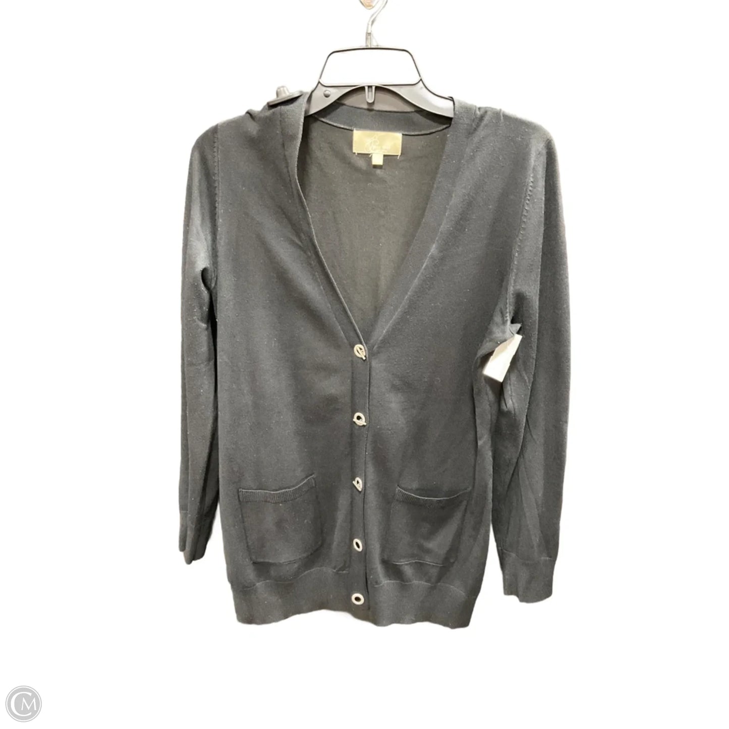 Cardigan By Joan Vass In Black, Size: L