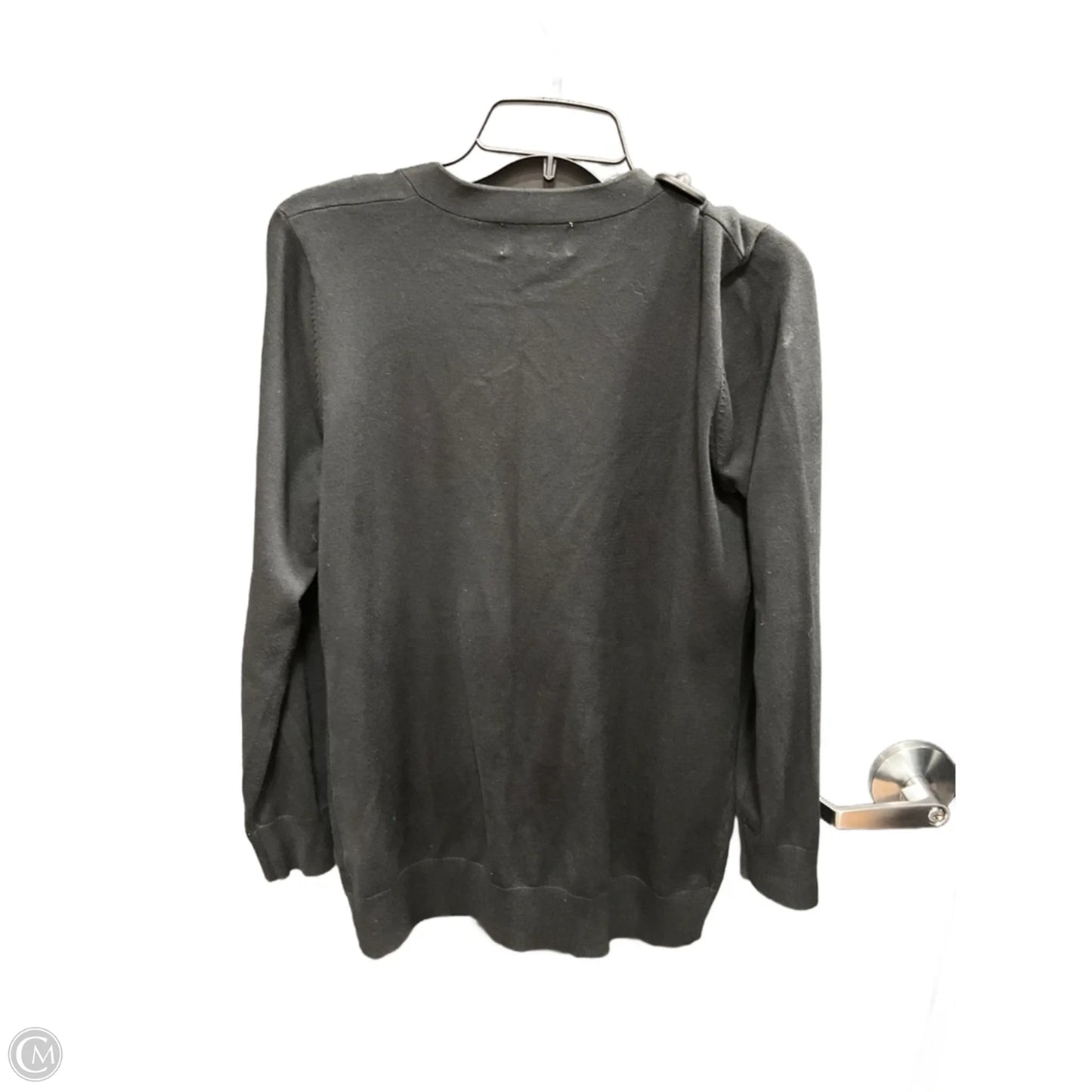 Cardigan By Joan Vass In Black, Size: L