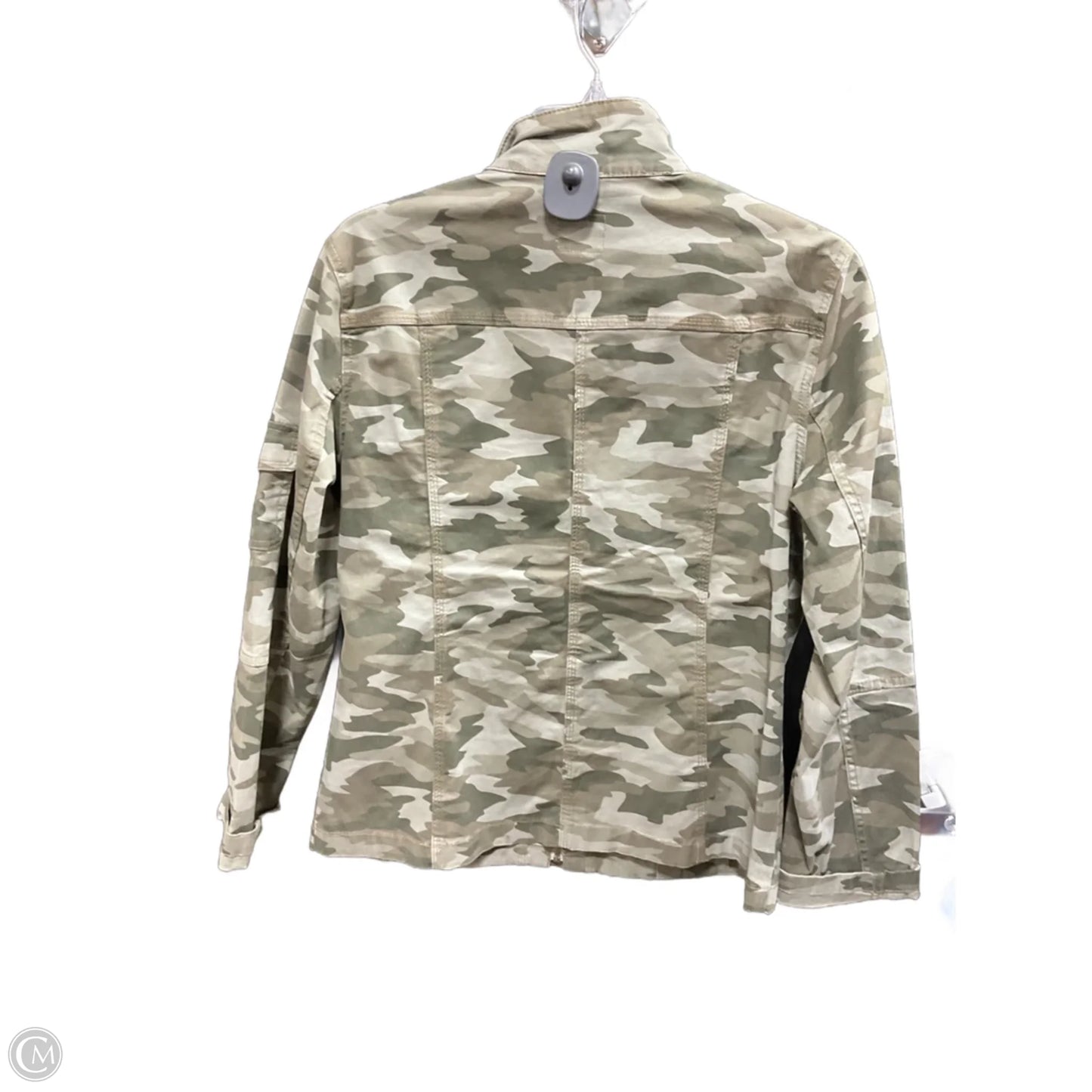 Jacket Denim By Clothes Mentor In Camouflage Print, Size: L