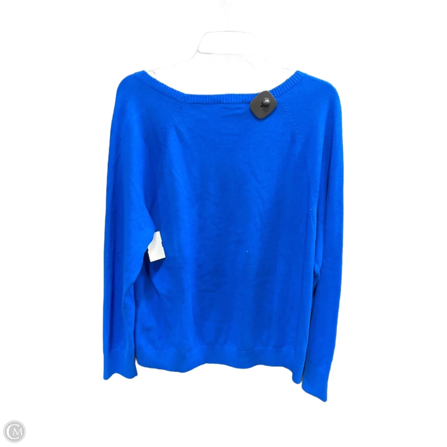 Top Long Sleeve Basic By Talbots In Blue, Size: Xl
