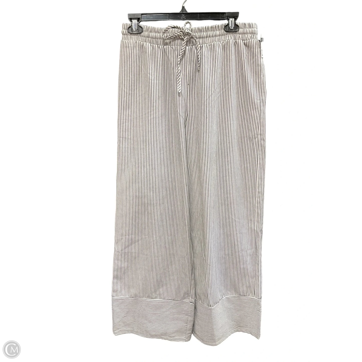Pants Wide Leg By Fore In Striped Pattern, Size: M