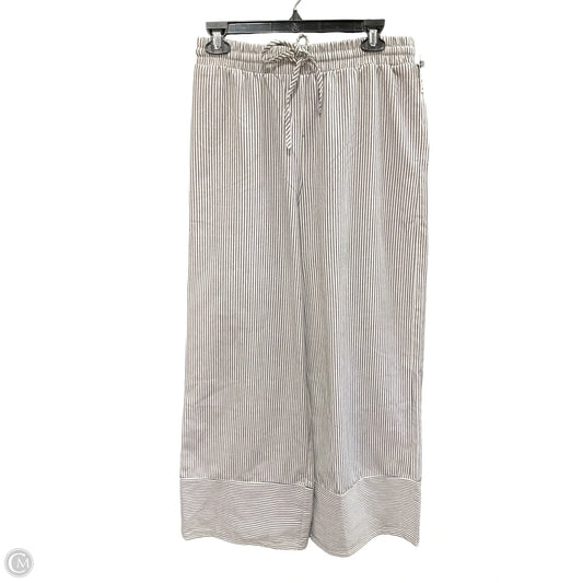Pants Wide Leg By Fore In Striped Pattern, Size: M