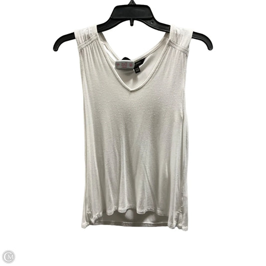 Top Sleeveless Basic By Banana Republic In White, Size: Xxs