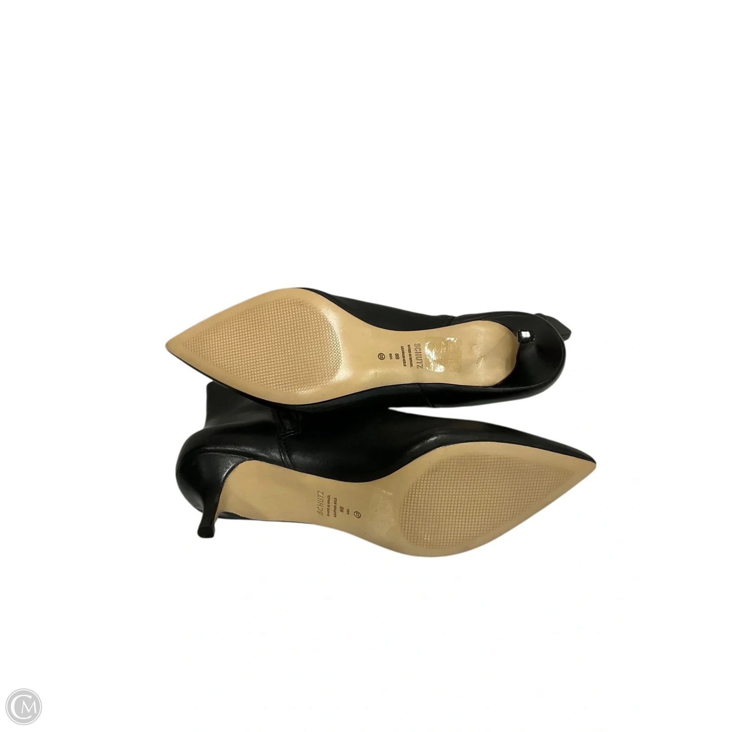 Boots Ankle Heels By Schutz In Black, Size: 8
