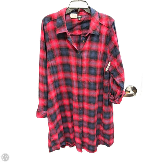 Dress Casual Midi By Torrid In Plaid Pattern, Size: 1x