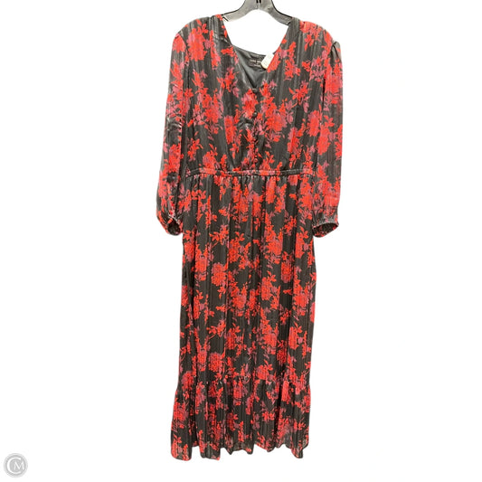 Dress Party Long By Lane Bryant In Floral Print, Size: 14