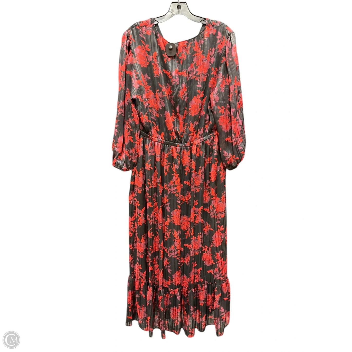 Dress Party Long By Lane Bryant In Floral Print, Size: 14