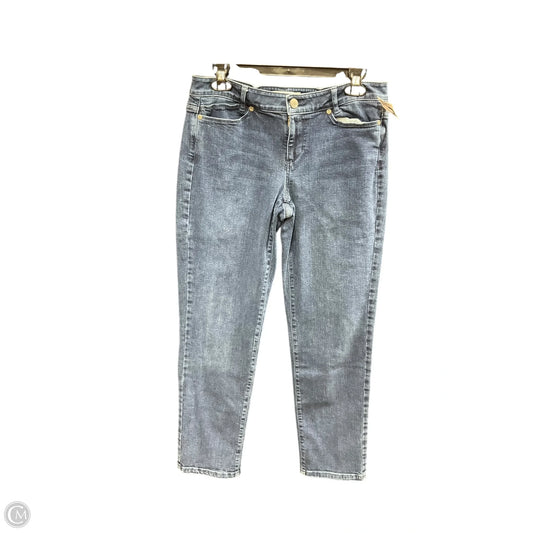 Jeans Straight By J. Jill In Blue Denim, Size: 6