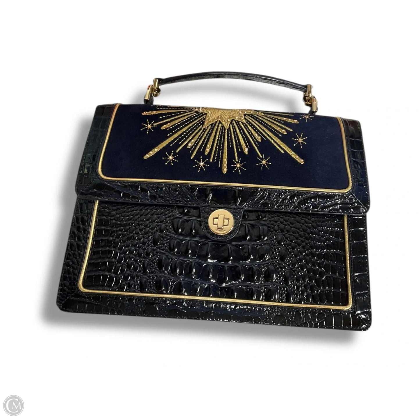 Handbag Designer By Brahmin, Size: Medium