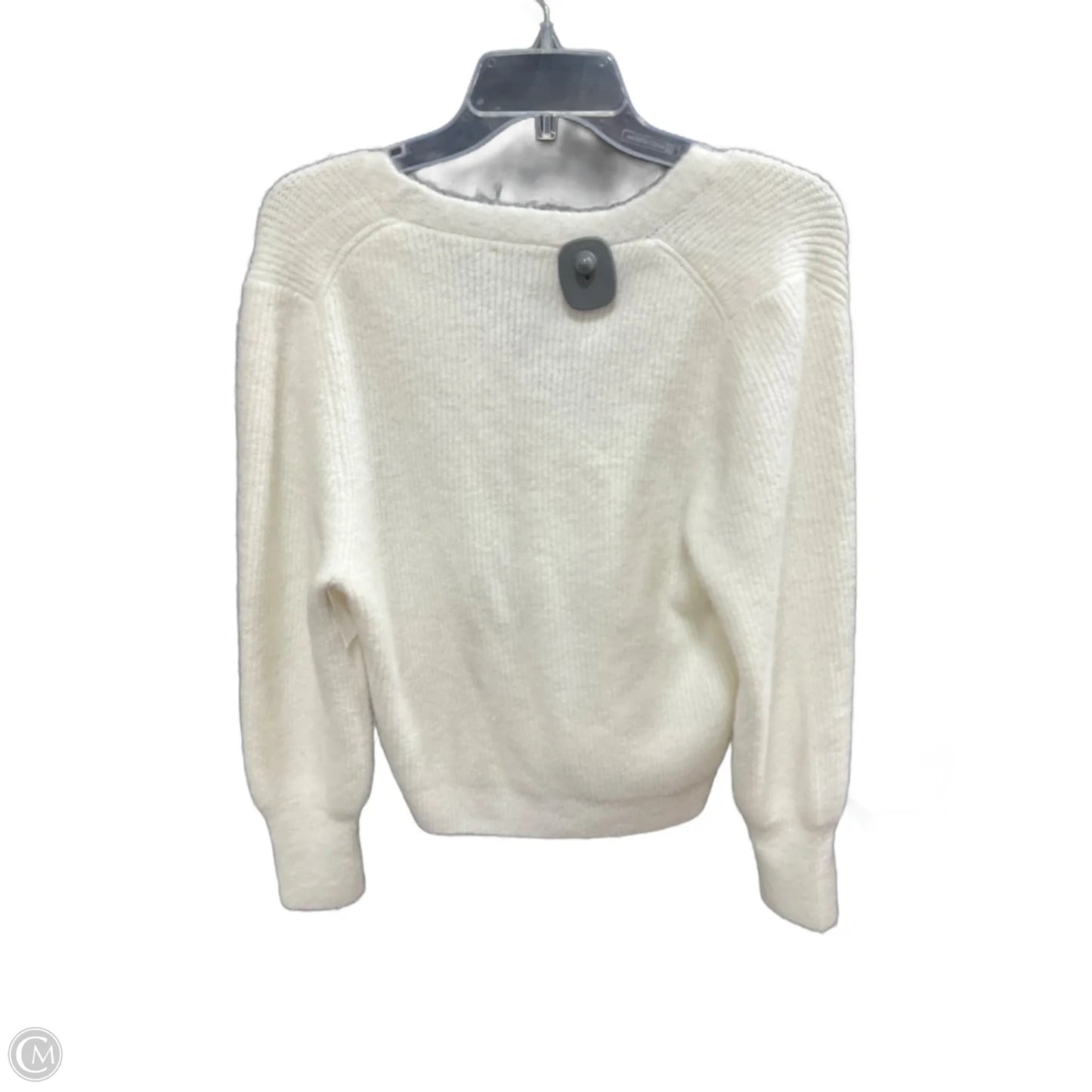 Sweater Cardigan By Karen Kane In Cream, Size: L