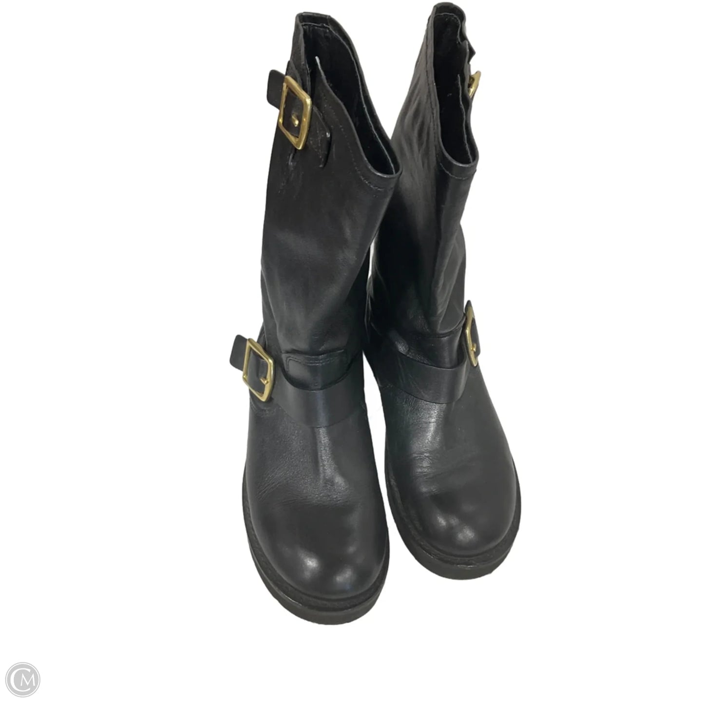 Boots Designer By Coach In Black, Size: 6.5
