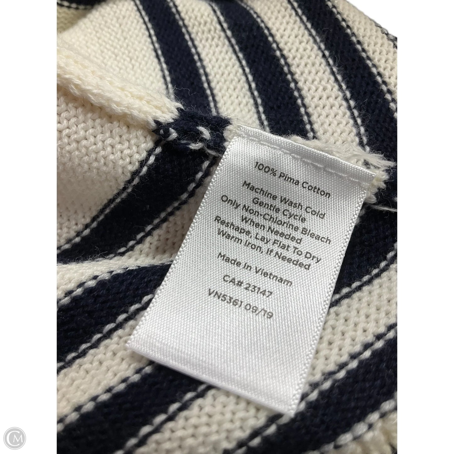 Sweater By Talbots In Striped Pattern, Size: Lp