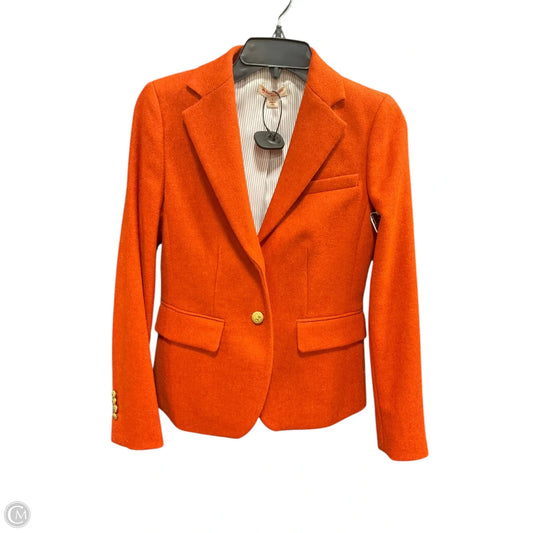 Blazer By Brooks Brothers In Orange, Size: 0