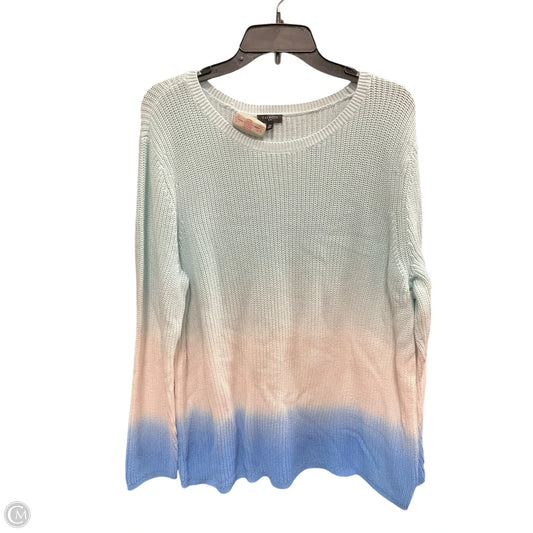 Sweater By Talbots In Aqua, Size: 2x