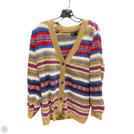 Sweater Cardigan By Lane Bryant In Multi-colored, Size: 18