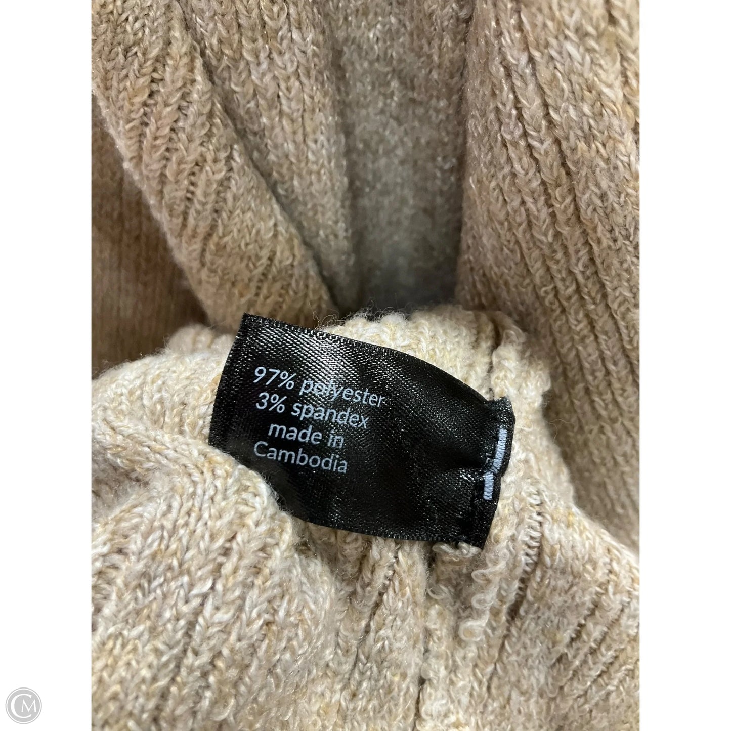 Sweater Cardigan By Lane Bryant In Tan, Size: 18