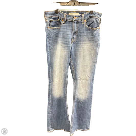 Jeans Wide Leg By Levis In Blue Denim, Size: 10
