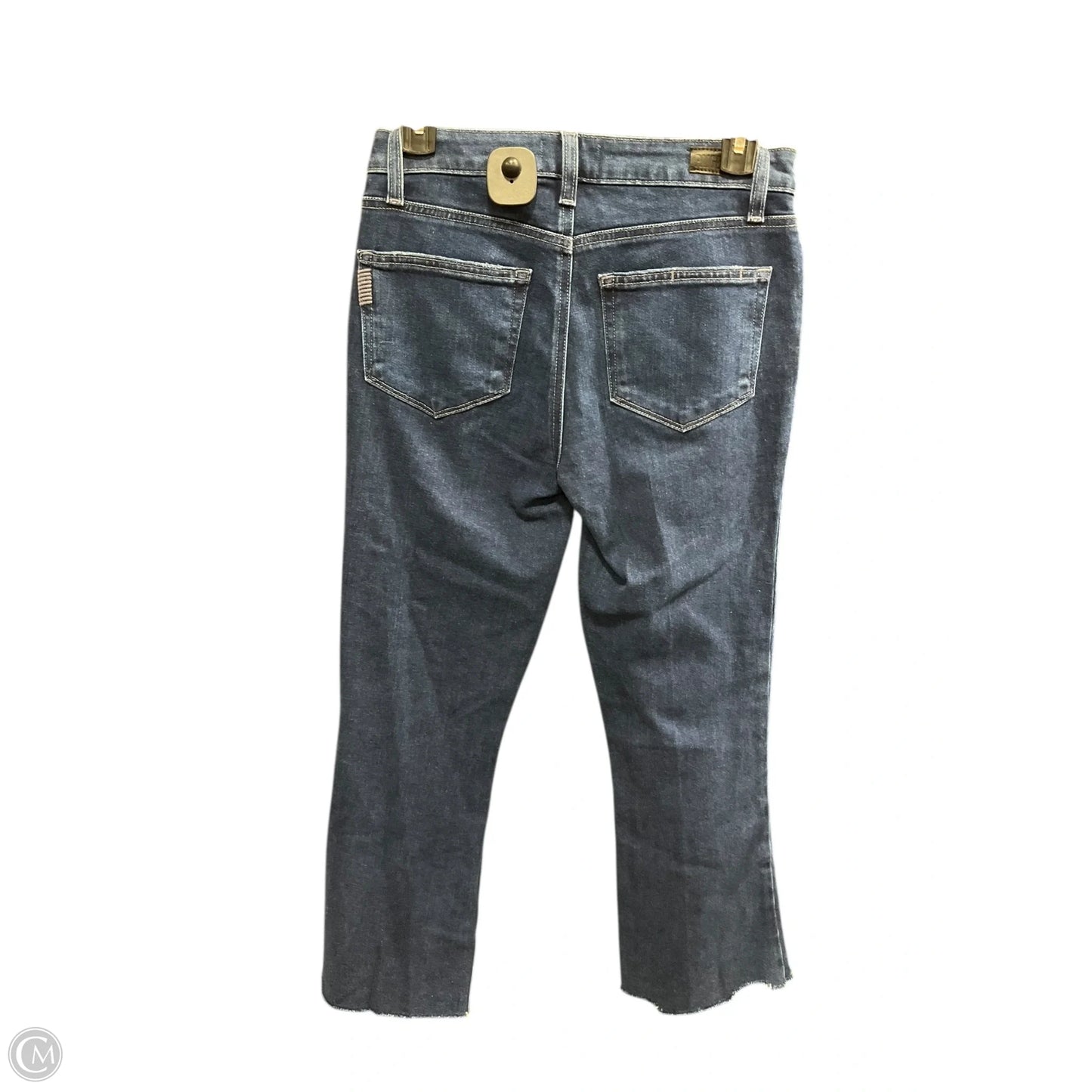 Jeans Wide Leg By Paige In Blue Denim, Size: 4