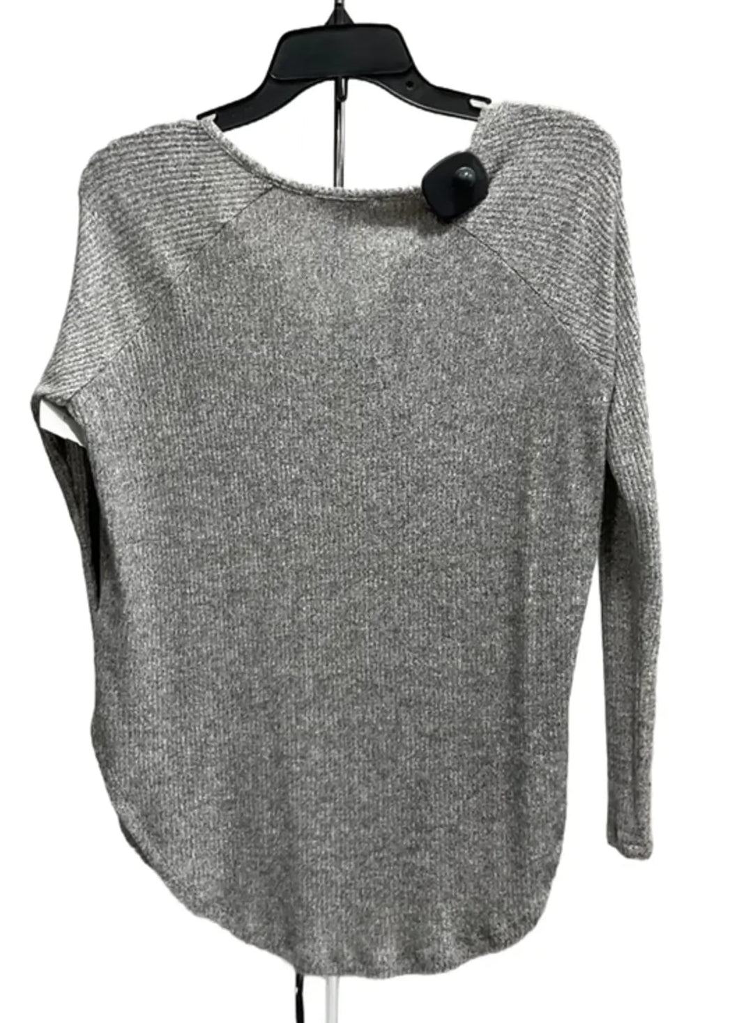 Top Long Sleeve Basic By Express In Grey, Size: Xs