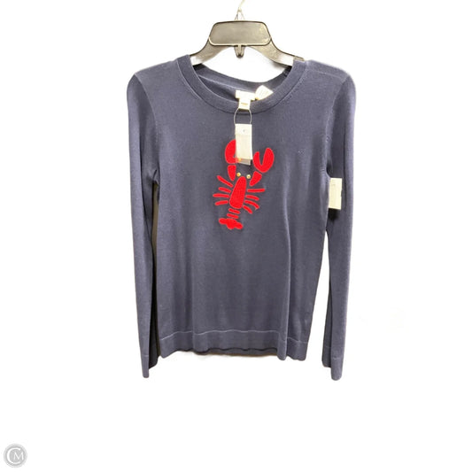 Top Long Sleeve Basic By J. Crew In Navy, Size: Xs