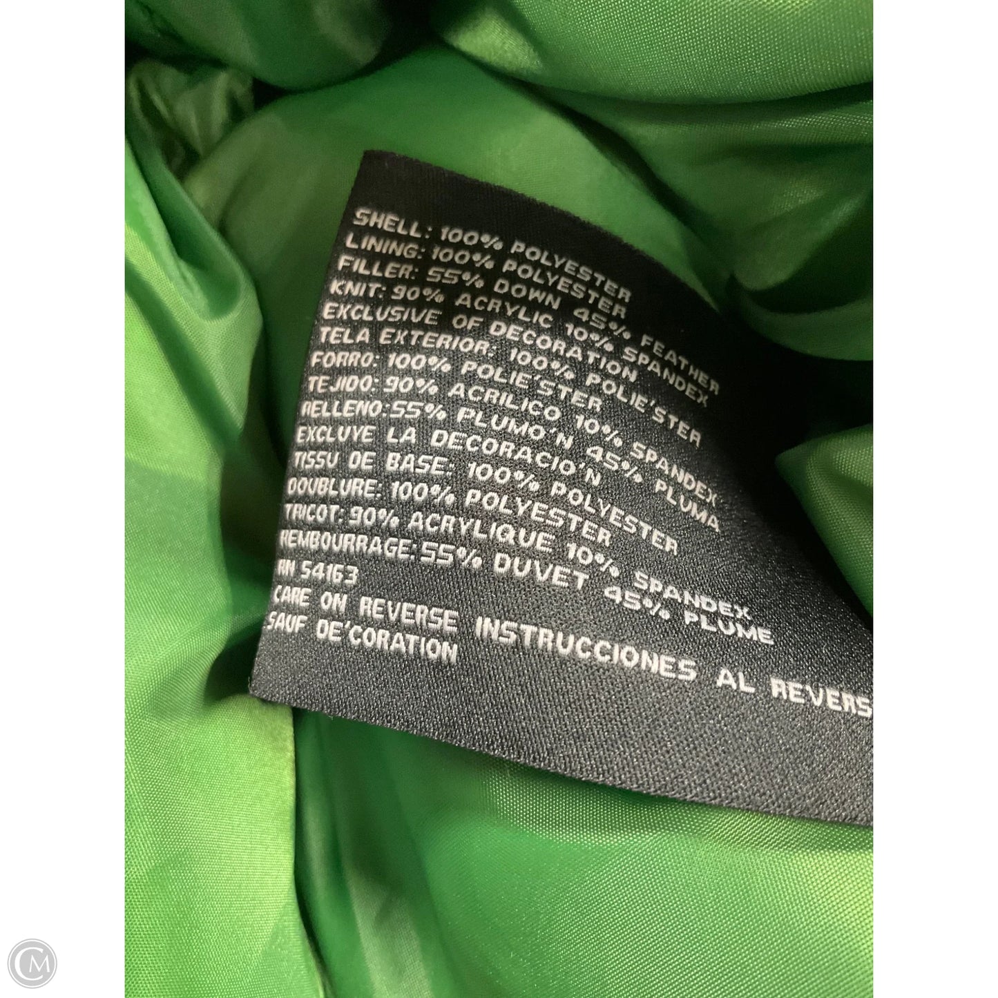 Jacket Puffer & Quilted By Guess In Green, Size: Xl