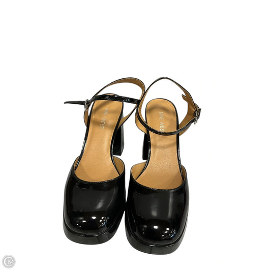 Shoes Heels Block By Nine West In Black, Size: 8.5
