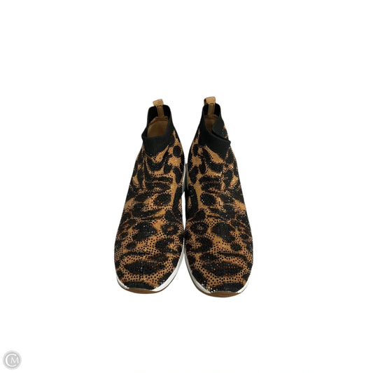 Shoes Heels Wedge By Alex Marie In Animal Print, Size: 8.5