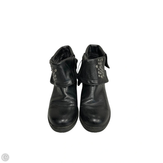 Boots Ankle Heels By Bare Traps In Black, Size: 9