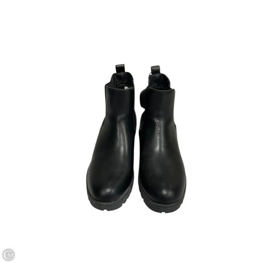 Boots Ankle Heels By Clothes Mentor In Black, Size: 9.5