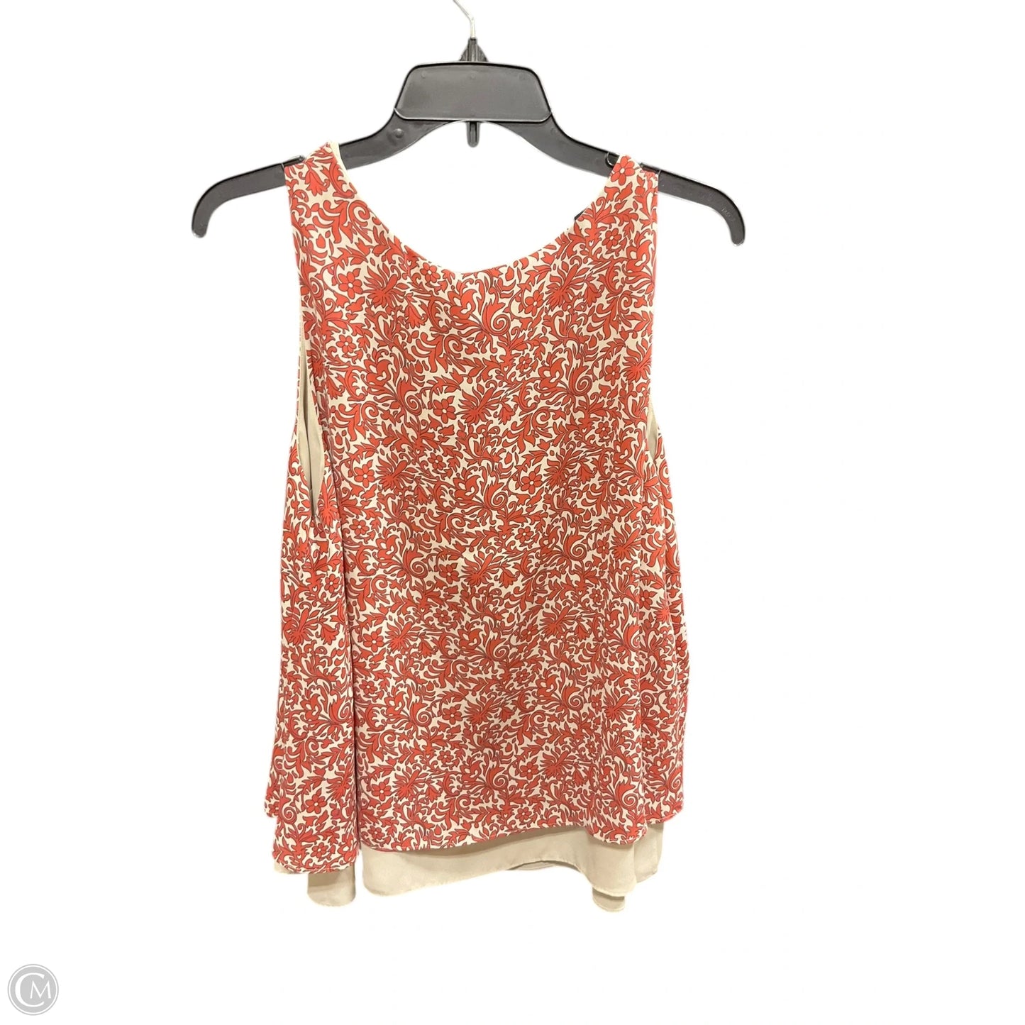Top Sleeveless Basic By Loft In Floral Print, Size: L