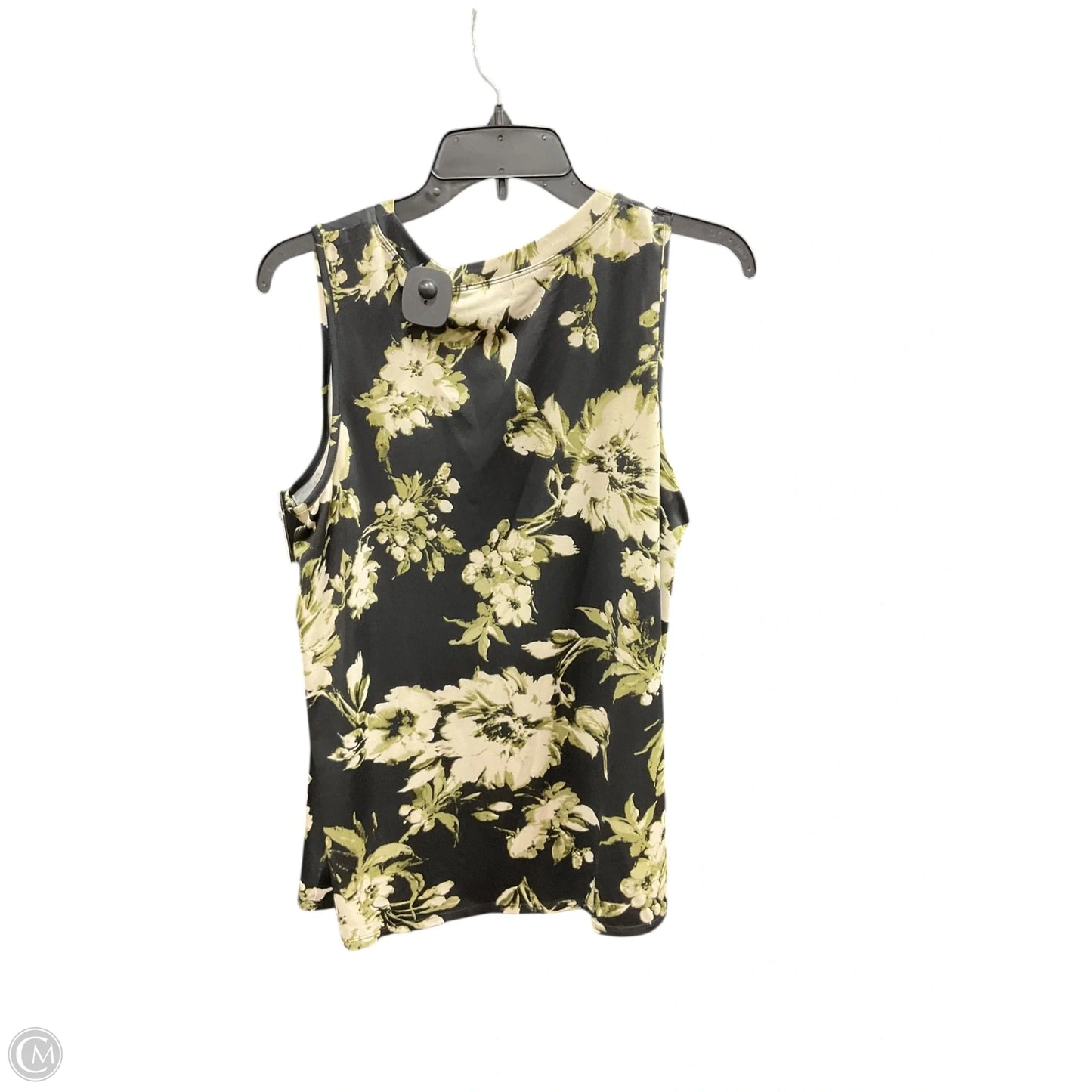 Top Sleeveless Basic By Agb In Black & Green