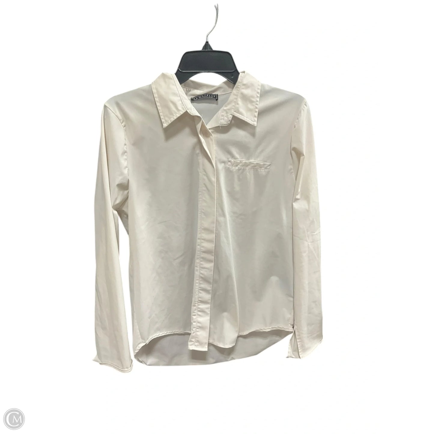 Top Long Sleeve Basic By Bagatelle In Cream, Size: M