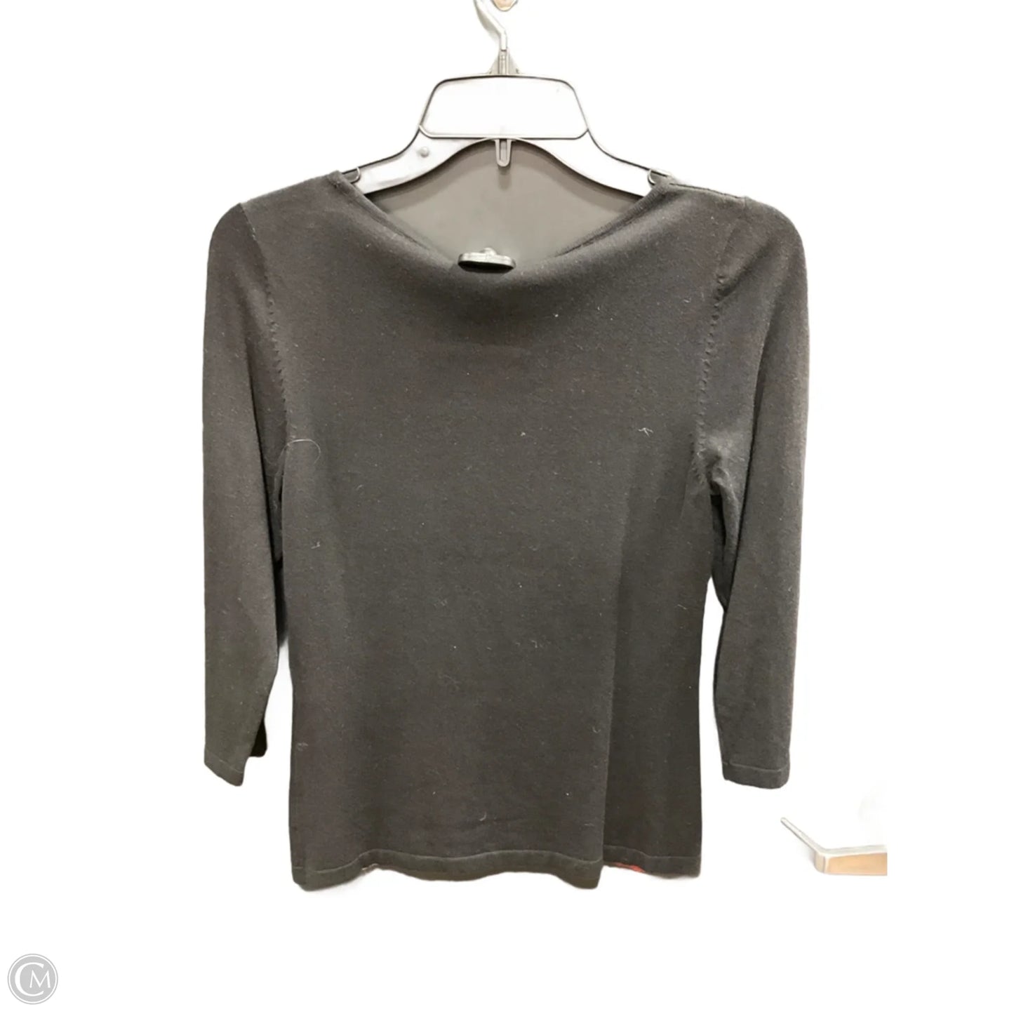 Top Long Sleeve By Inc In Black, Size: S