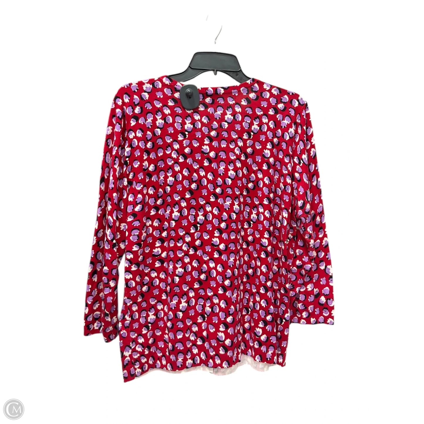 Cardigan By Talbots In Red, Size: Xl