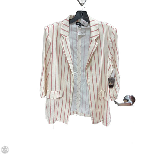 Blazer By Clothes Mentor In Striped Pattern, Size: L